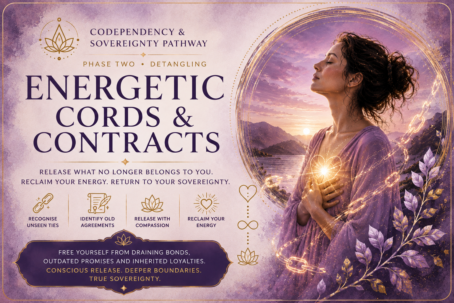 Energetic Cords and Contracts — Release, Reclaim and Return
