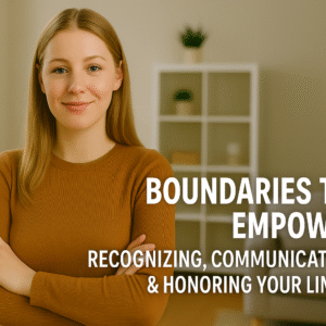 Boundaries That Empower – Recognizing, Communicating & Honoring Your Limits