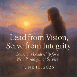 Lead from Vision, Serve from Integrity